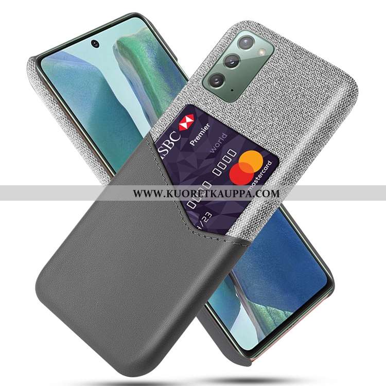 Kuori Samsung Galaxy Note20, Kuoret Samsung Galaxy Note20, Kotelo Samsung Galaxy Note20 Pesty Suede 