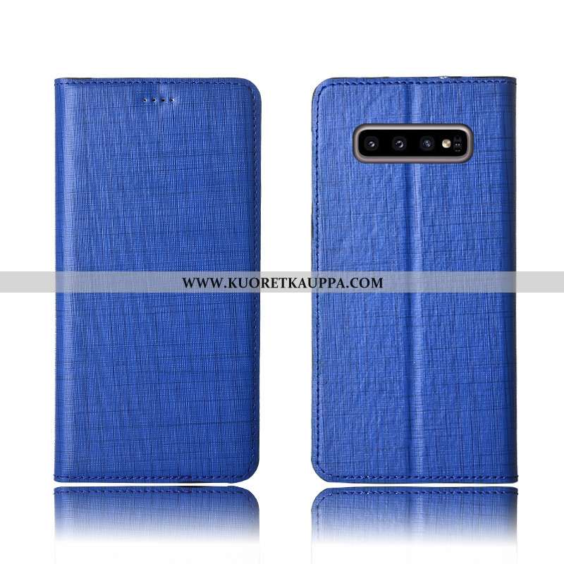 Kuori Samsung Galaxy S10+, Kuoret Samsung Galaxy S10+, Kotelo Samsung Galaxy S10+ Aito Nahka Pehmeä 