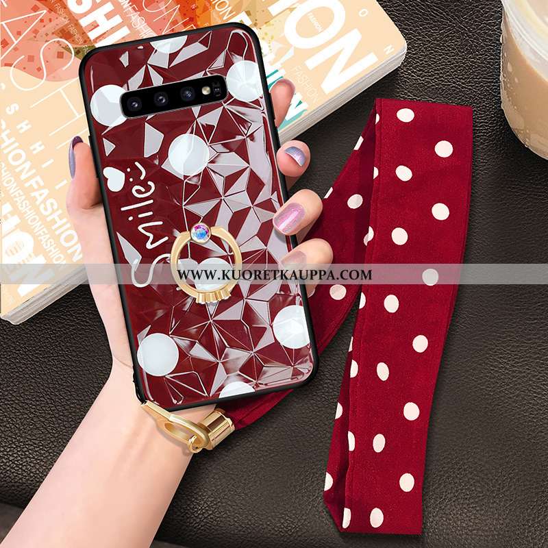 Kuori Samsung Galaxy S10, Kuoret Samsung Galaxy S10, Kotelo Samsung Galaxy S10 Kukkakuvio Tähti Yksi