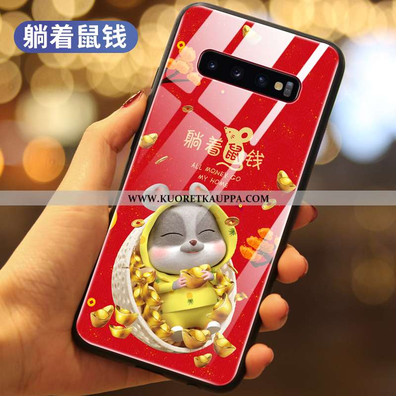 Kuori Samsung Galaxy S10+, Kuoret Samsung Galaxy S10+, Kotelo Samsung Galaxy S10+ Lasi Suojaus Rikka