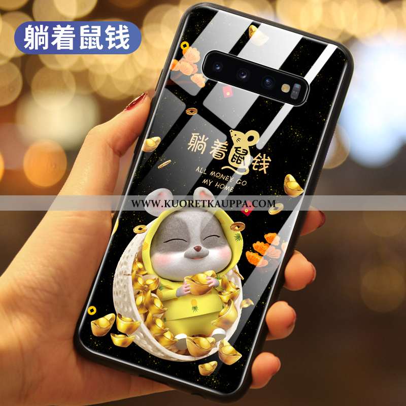 Kuori Samsung Galaxy S10+, Kuoret Samsung Galaxy S10+, Kotelo Samsung Galaxy S10+ Lasi Suojaus Rikka