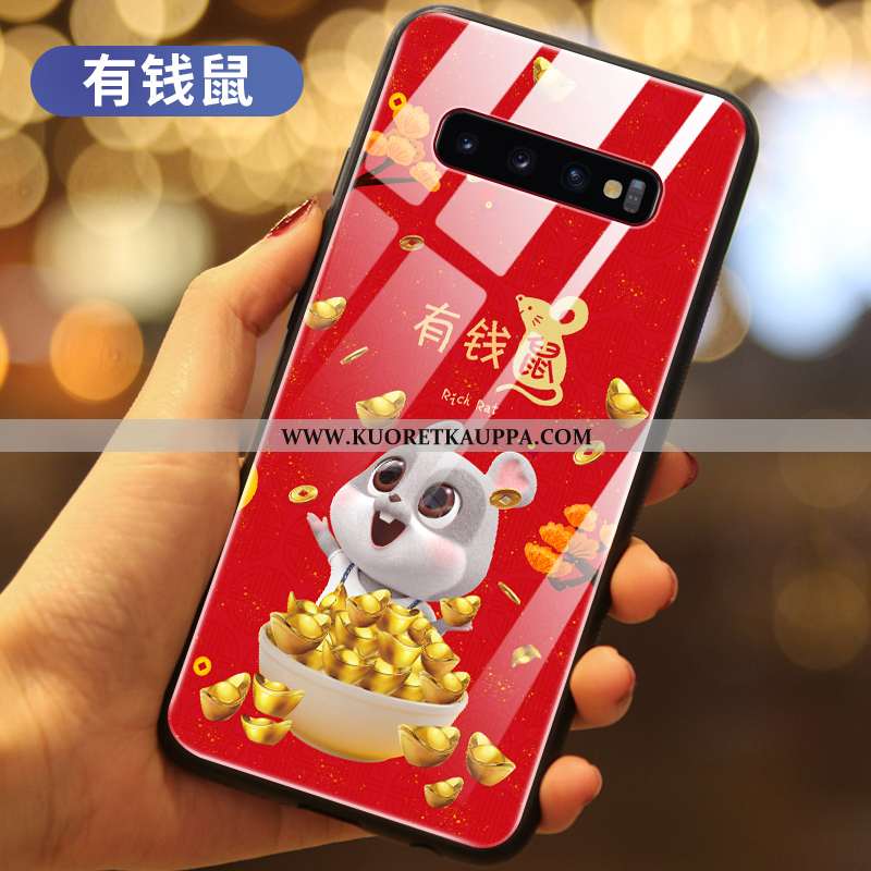 Kuori Samsung Galaxy S10+, Kuoret Samsung Galaxy S10+, Kotelo Samsung Galaxy S10+ Lasi Suojaus Rikka