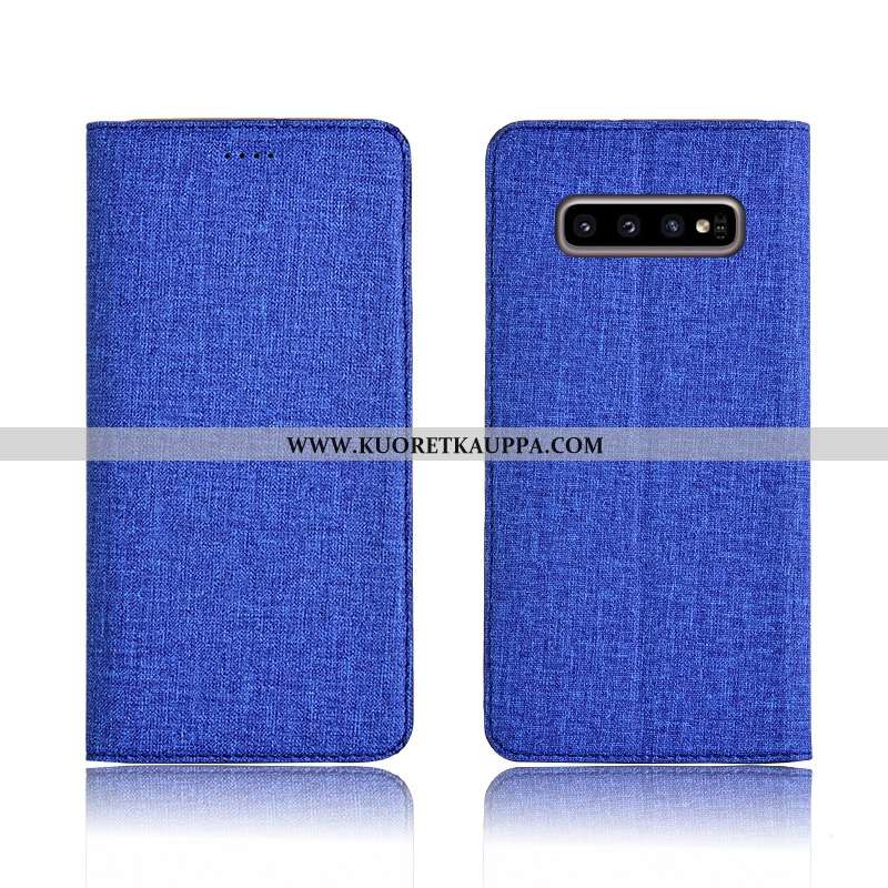 Kuori Samsung Galaxy S10+, Kuoret Samsung Galaxy S10+, Kotelo Samsung Galaxy S10+ Nahkakuori Pehmeä 