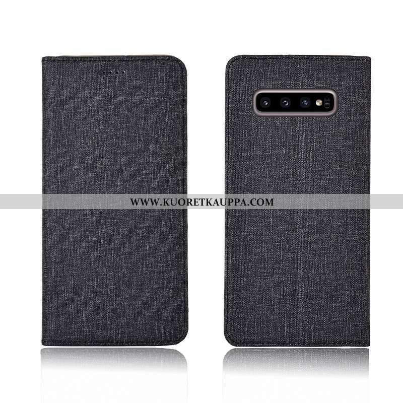 Kuori Samsung Galaxy S10+, Kuoret Samsung Galaxy S10+, Kotelo Samsung Galaxy S10+ Nahkakuori Pehmeä 