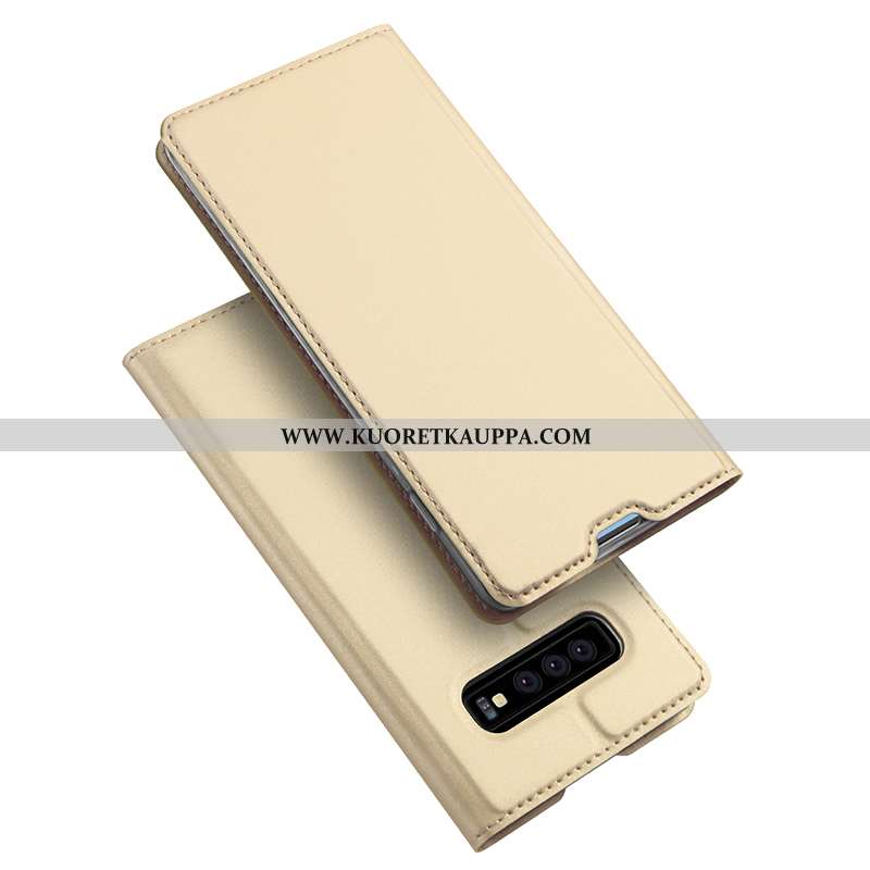 Kuori Samsung Galaxy S10+, Kuoret Samsung Galaxy S10+, Kotelo Samsung Galaxy S10+ Nahkakuori Tuki Al
