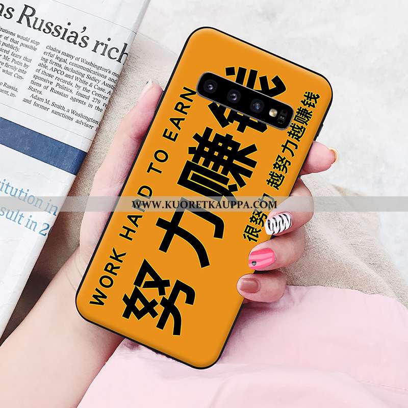 Kuori Samsung Galaxy S10, Kuoret Samsung Galaxy S10, Kotelo Samsung Galaxy S10 Pehmeä Neste Silikoni