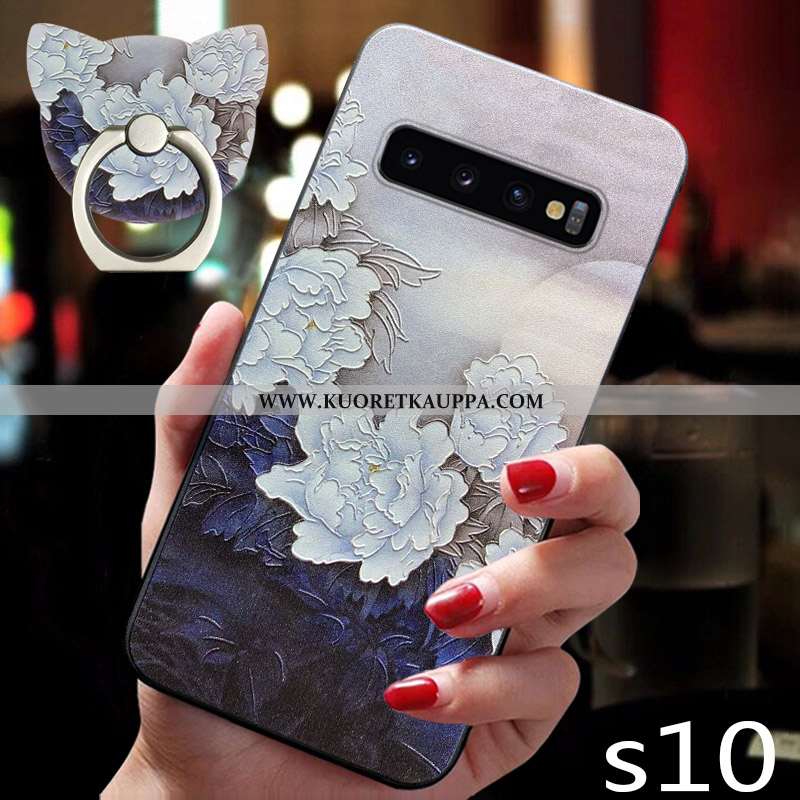 Kuori Samsung Galaxy S10, Kuoret Samsung Galaxy S10, Kotelo Samsung Galaxy S10 Pehmeä Neste Valo Sil