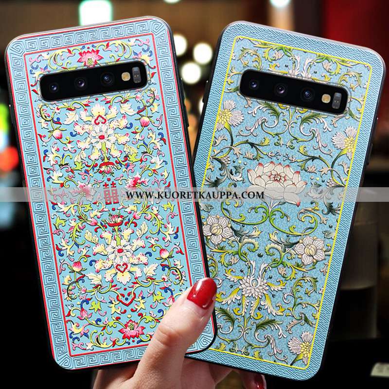 Kuori Samsung Galaxy S10, Kuoret Samsung Galaxy S10, Kotelo Samsung Galaxy S10 Silikoni Pesty Suede 