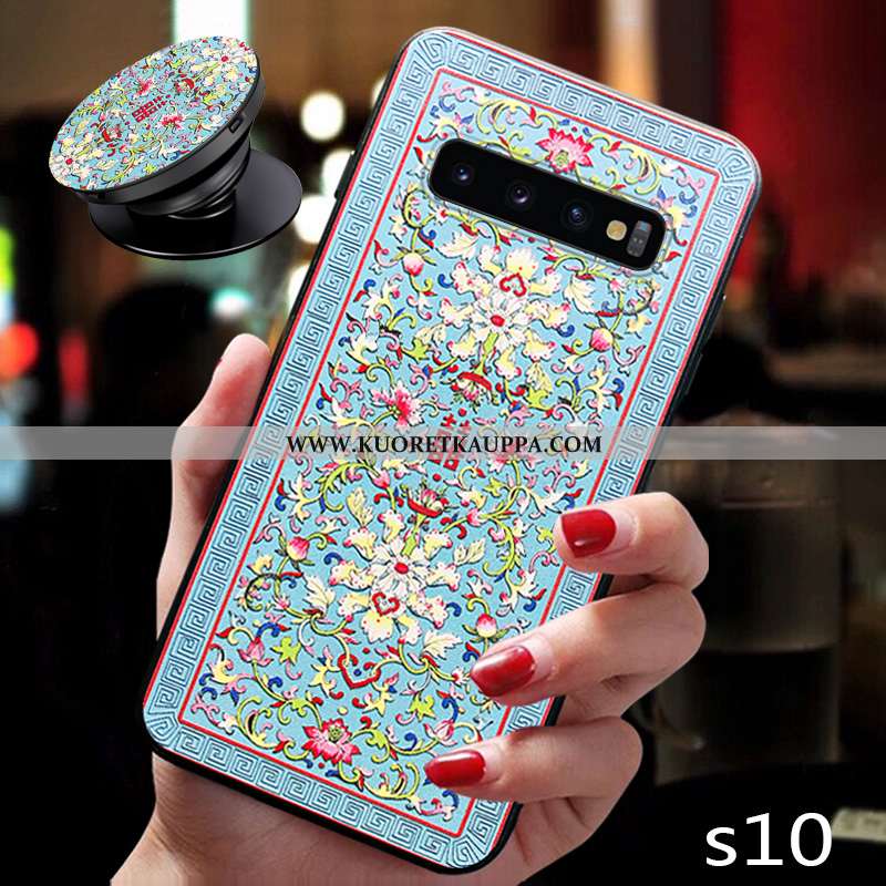 Kuori Samsung Galaxy S10, Kuoret Samsung Galaxy S10, Kotelo Samsung Galaxy S10 Silikoni Pesty Suede 