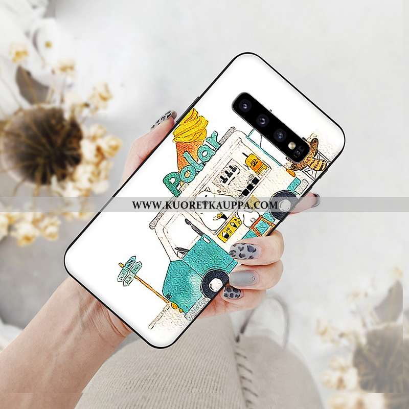 Kuori Samsung Galaxy S10+, Kuoret Samsung Galaxy S10+, Kotelo Samsung Galaxy S10+ Silikoni Sarjakuva