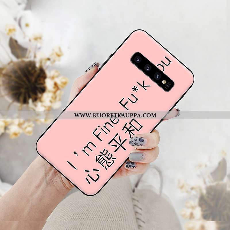 Kuori Samsung Galaxy S10+, Kuoret Samsung Galaxy S10+, Kotelo Samsung Galaxy S10+ Silikoni Sarjakuva