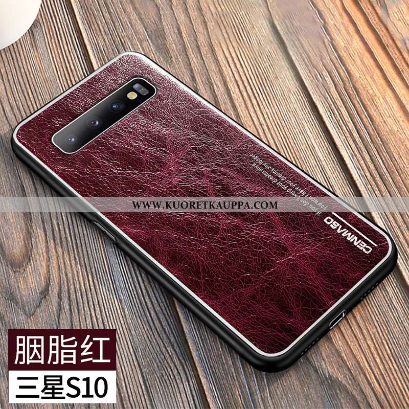 Kuori Samsung Galaxy S10, Kuoret Samsung Galaxy S10, Kotelo Samsung Galaxy S10 Suojaus Pesty Suede U