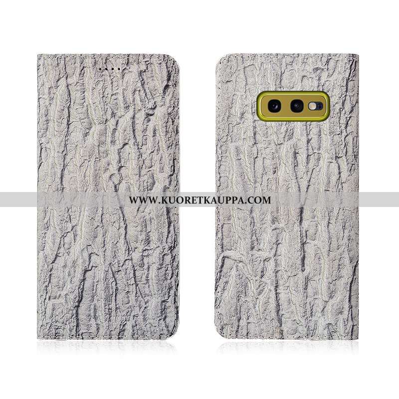 Kuori Samsung Galaxy S10e, Kuoret Samsung Galaxy S10e, Kotelo Samsung Galaxy S10e Aito Nahka Nahka P