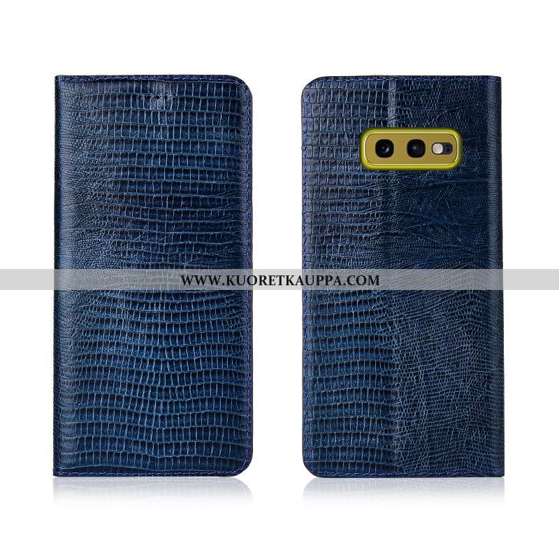 Kuori Samsung Galaxy S10e, Kuoret Samsung Galaxy S10e, Kotelo Samsung Galaxy S10e Aito Nahka Pehmeä 