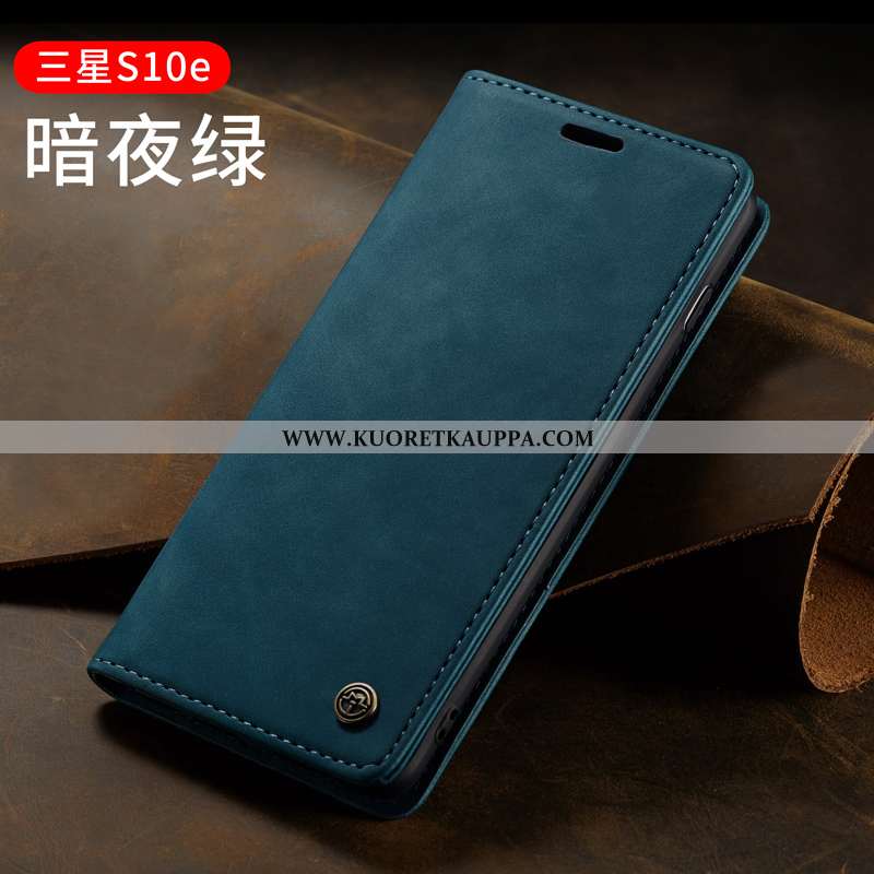 Kuori Samsung Galaxy S10e, Kuoret Samsung Galaxy S10e, Kotelo Samsung Galaxy S10e Nahkakuori Persoon