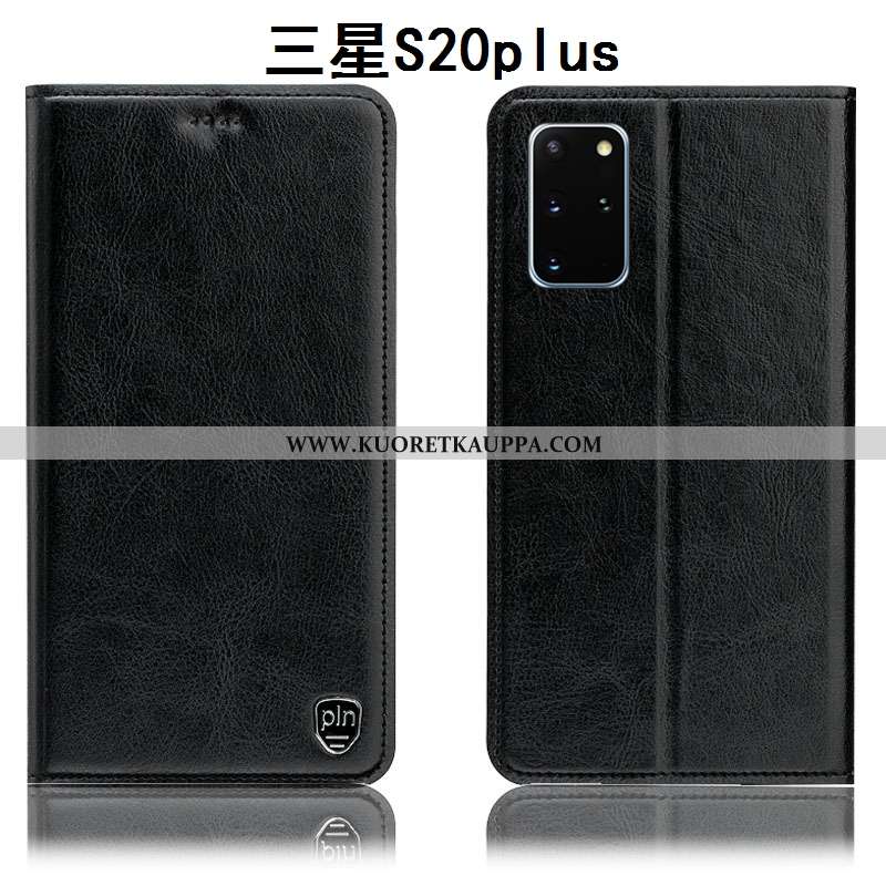 Kuori Samsung Galaxy S20+, Kuoret Samsung Galaxy S20+, Kotelo Samsung Galaxy S20+ Aito Nahka Kukkaku