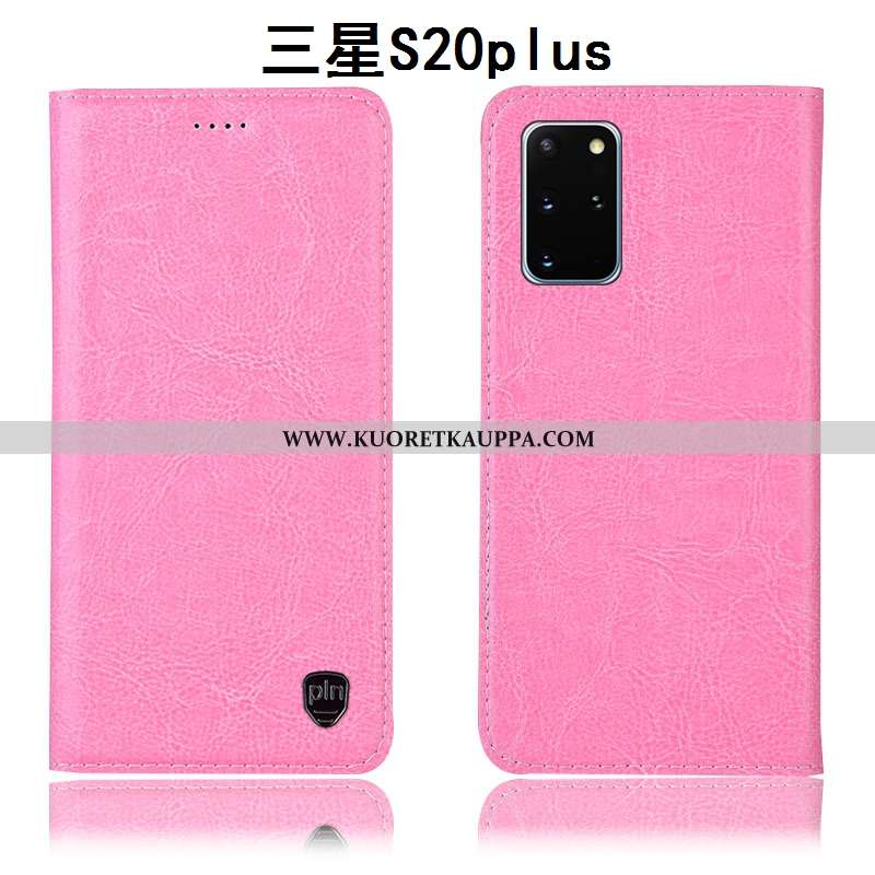 Kuori Samsung Galaxy S20+, Kuoret Samsung Galaxy S20+, Kotelo Samsung Galaxy S20+ Aito Nahka Kukkaku