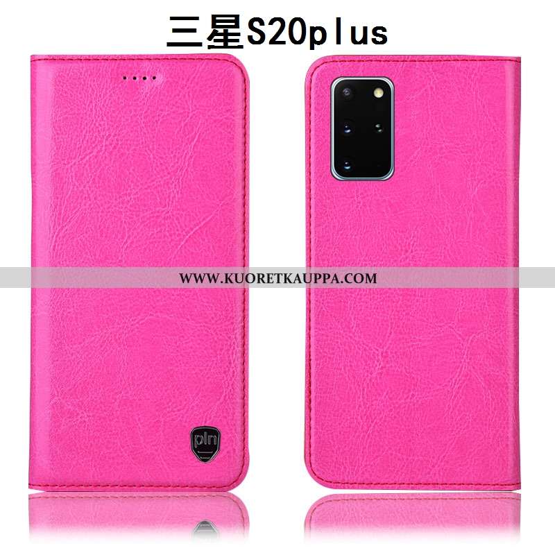 Kuori Samsung Galaxy S20+, Kuoret Samsung Galaxy S20+, Kotelo Samsung Galaxy S20+ Aito Nahka Kukkaku