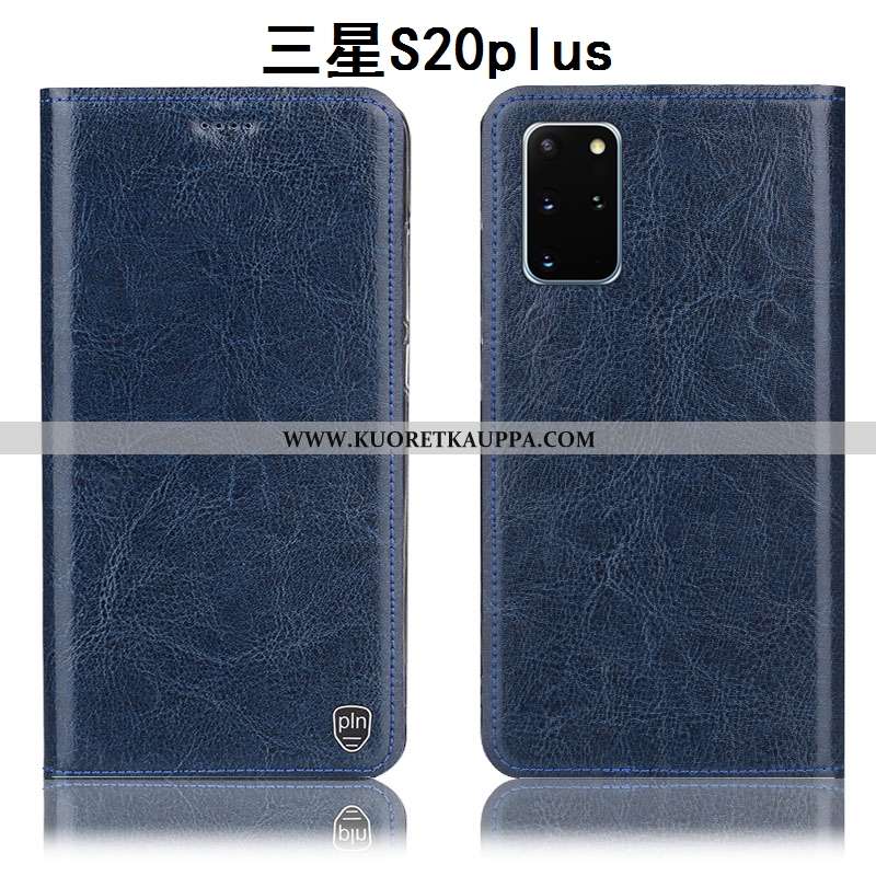 Kuori Samsung Galaxy S20+, Kuoret Samsung Galaxy S20+, Kotelo Samsung Galaxy S20+ Aito Nahka Kukkaku