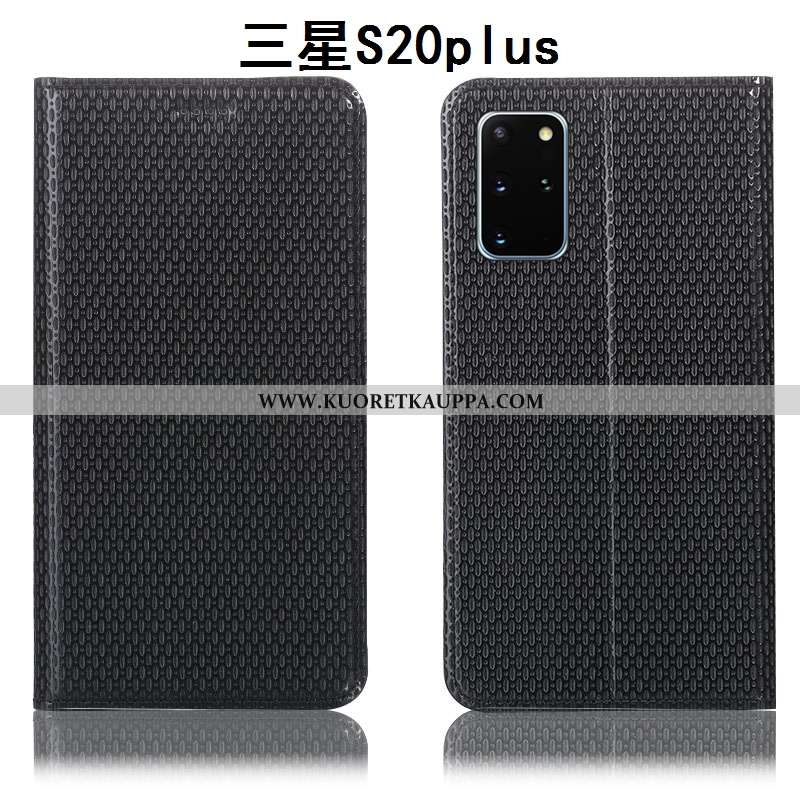 Kuori Samsung Galaxy S20+, Kuoret Samsung Galaxy S20+, Kotelo Samsung Galaxy S20+ Aito Nahka Suojaus