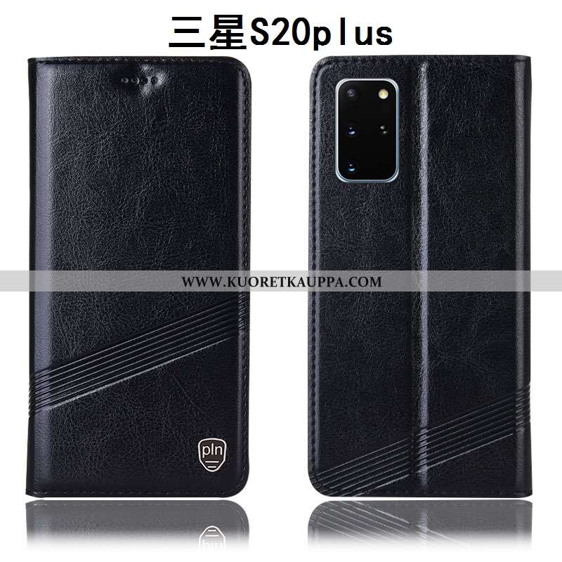 Kuori Samsung Galaxy S20+, Kuoret Samsung Galaxy S20+, Kotelo Samsung Galaxy S20+ Aito Nahka Suojaus