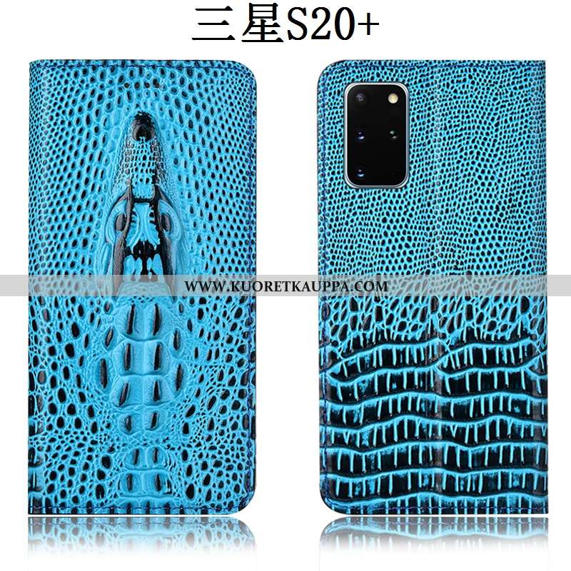 Kuori Samsung Galaxy S20+, Kuoret Samsung Galaxy S20+, Kotelo Samsung Galaxy S20+ Aito Nahka Suojaus