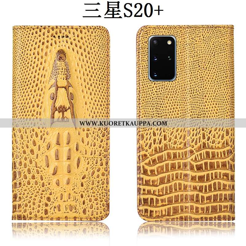 Kuori Samsung Galaxy S20+, Kuoret Samsung Galaxy S20+, Kotelo Samsung Galaxy S20+ Aito Nahka Suojaus