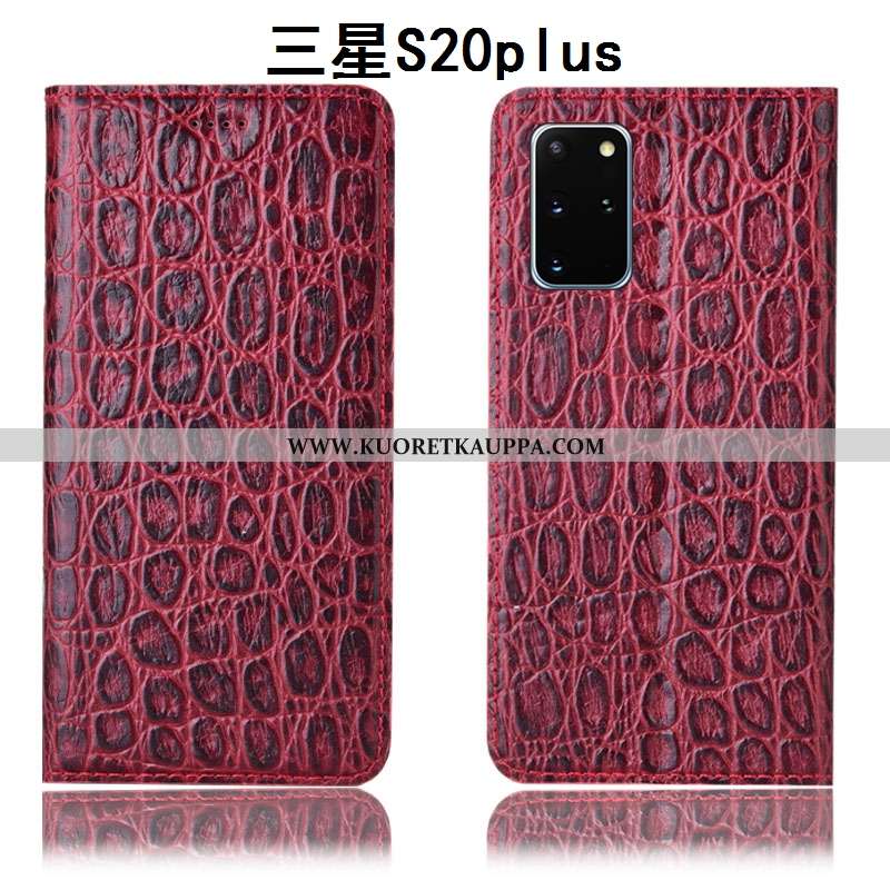 Kuori Samsung Galaxy S20+, Kuoret Samsung Galaxy S20+, Kotelo Samsung Galaxy S20+ Aito Nahka Suojaus