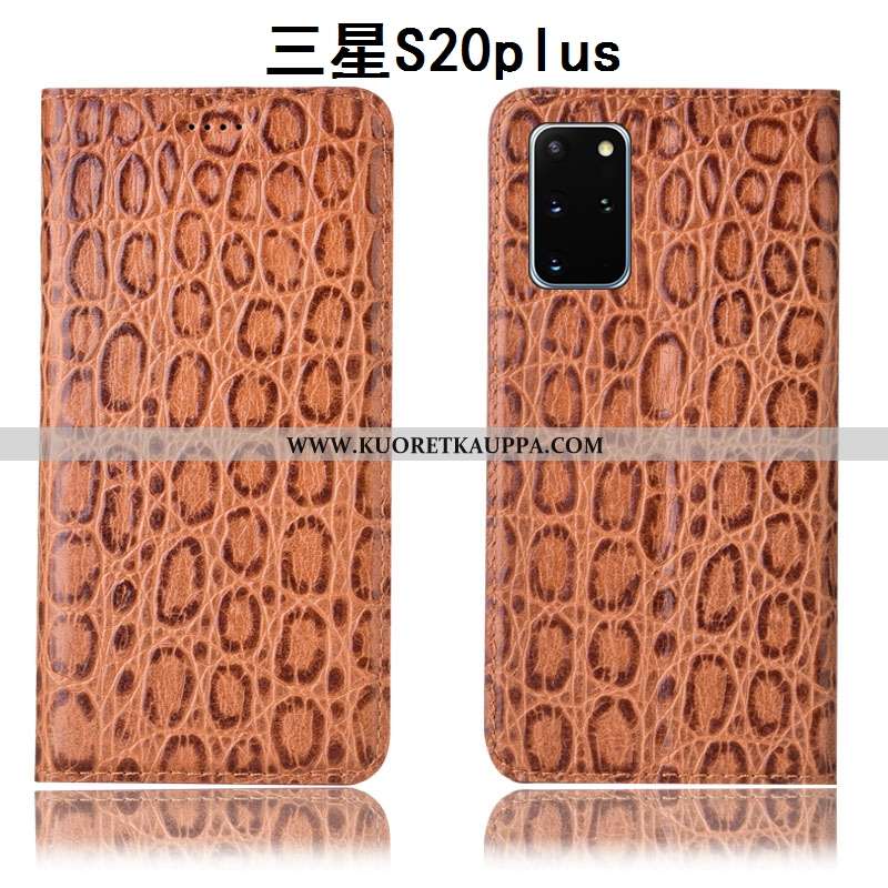 Kuori Samsung Galaxy S20+, Kuoret Samsung Galaxy S20+, Kotelo Samsung Galaxy S20+ Aito Nahka Suojaus