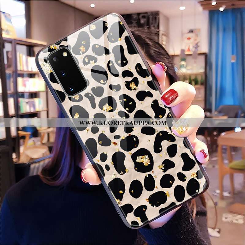 Kuori Samsung Galaxy S20, Kuoret Samsung Galaxy S20, Kotelo Samsung Galaxy S20 Kukkakuvio Lasi Kova 