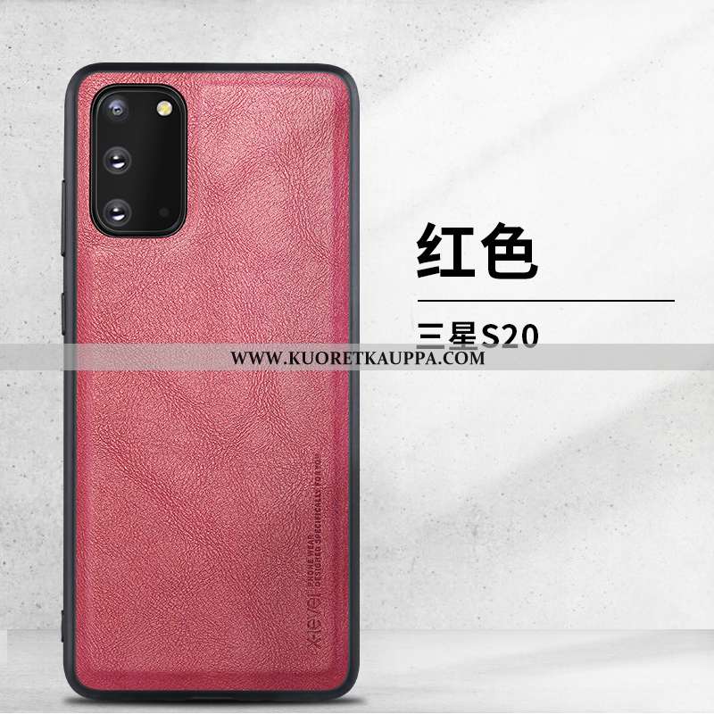 Kuori Samsung Galaxy S20, Kuoret Samsung Galaxy S20, Kotelo Samsung Galaxy S20 Nahka Suojaus Puhelim