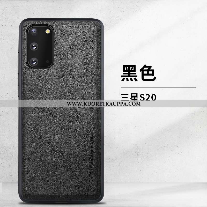 Kuori Samsung Galaxy S20, Kuoret Samsung Galaxy S20, Kotelo Samsung Galaxy S20 Nahka Suojaus Puhelim