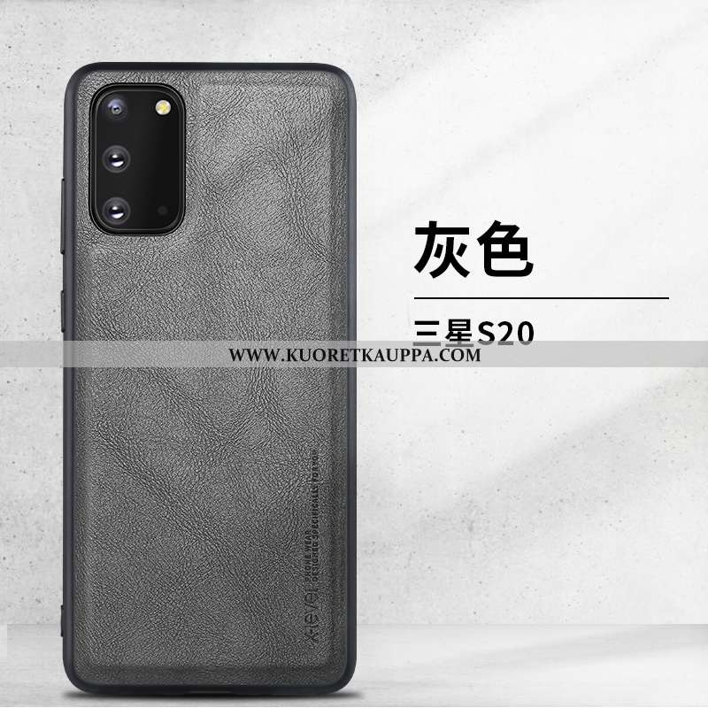 Kuori Samsung Galaxy S20, Kuoret Samsung Galaxy S20, Kotelo Samsung Galaxy S20 Nahka Suojaus Puhelim