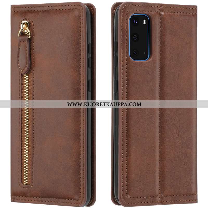 Kuori Samsung Galaxy S20, Kuoret Samsung Galaxy S20, Kotelo Samsung Galaxy S20 Nahkakuori Luova Täht