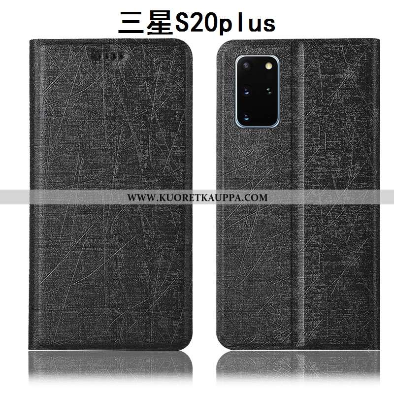 Kuori Samsung Galaxy S20+, Kuoret Samsung Galaxy S20+, Kotelo Samsung Galaxy S20+ Pellava Nahkakuori