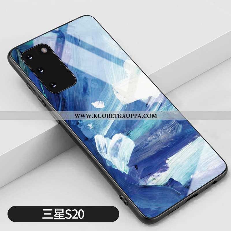 Kuori Samsung Galaxy S20, Kuoret Samsung Galaxy S20, Kotelo Samsung Galaxy S20 Silikoni Suojaus Puna