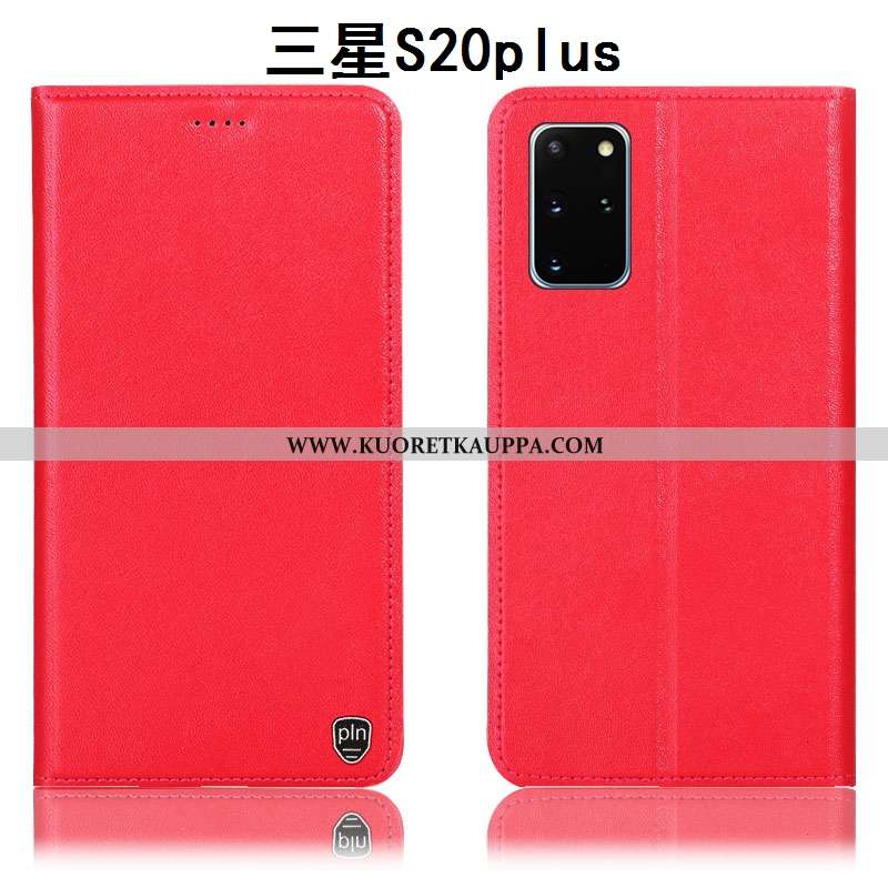 Kuori Samsung Galaxy S20+, Kuoret Samsung Galaxy S20+, Kotelo Samsung Galaxy S20+ Suojaus Aito Nahka