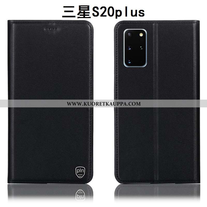 Kuori Samsung Galaxy S20+, Kuoret Samsung Galaxy S20+, Kotelo Samsung Galaxy S20+ Suojaus Aito Nahka