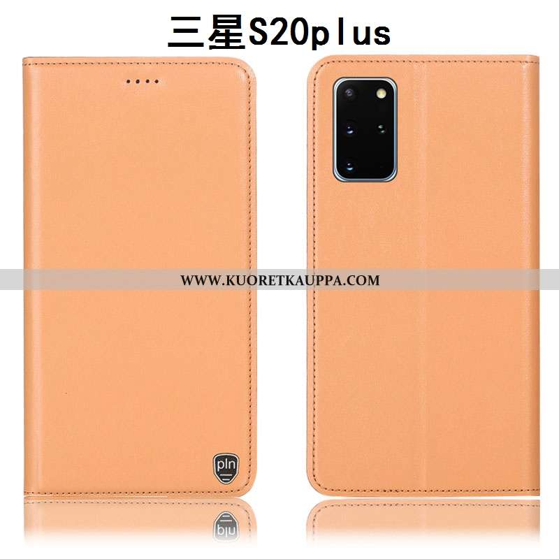 Kuori Samsung Galaxy S20+, Kuoret Samsung Galaxy S20+, Kotelo Samsung Galaxy S20+ Suojaus Aito Nahka