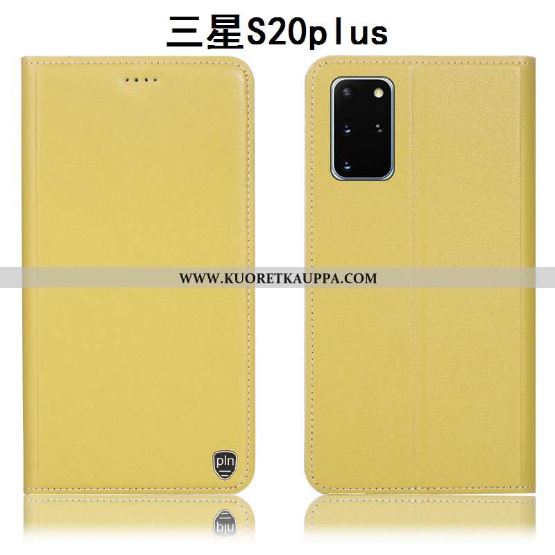 Kuori Samsung Galaxy S20+, Kuoret Samsung Galaxy S20+, Kotelo Samsung Galaxy S20+ Suojaus Aito Nahka