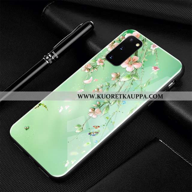 Kuori Samsung Galaxy S20, Kuoret Samsung Galaxy S20, Kotelo Samsung Galaxy S20 Suojaus Lasi Pehmeä N