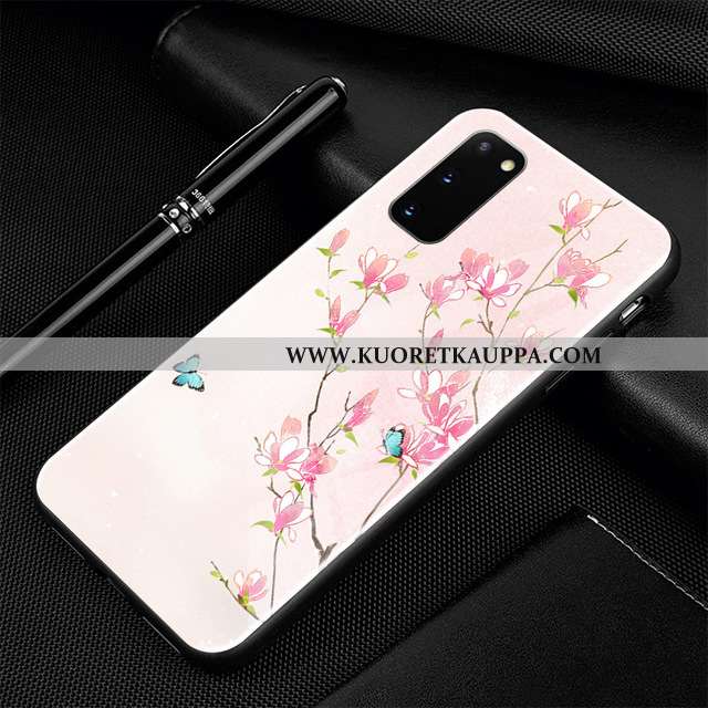 Kuori Samsung Galaxy S20, Kuoret Samsung Galaxy S20, Kotelo Samsung Galaxy S20 Suojaus Lasi Pehmeä N