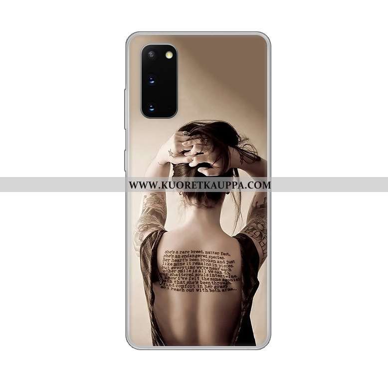 Kuori Samsung Galaxy S20, Kuoret Samsung Galaxy S20, Kotelo Samsung Galaxy S20 Suojaus Läpinäkyvä Pe