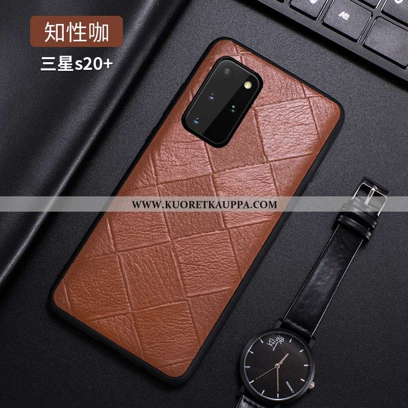 Kuori Samsung Galaxy S20+, Kuoret Samsung Galaxy S20+, Kotelo Samsung Galaxy S20+ Valo Nahkakuori Pu