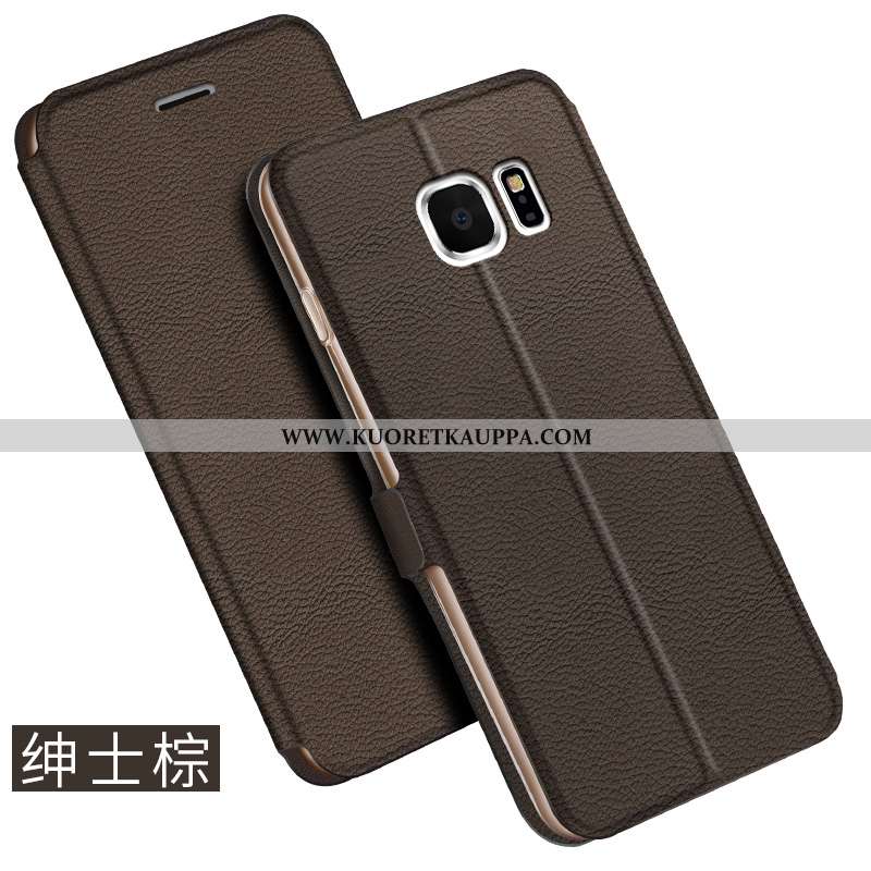 Kuori Samsung Galaxy S6, Kuoret Samsung Galaxy S6, Kotelo Samsung Galaxy S6 Nahkakuori Sininen Liike