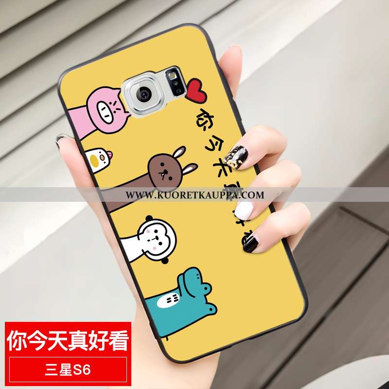 Kuori Samsung Galaxy S6, Kuoret Samsung Galaxy S6, Kotelo Samsung Galaxy S6 Pesty Suede Persoonallis