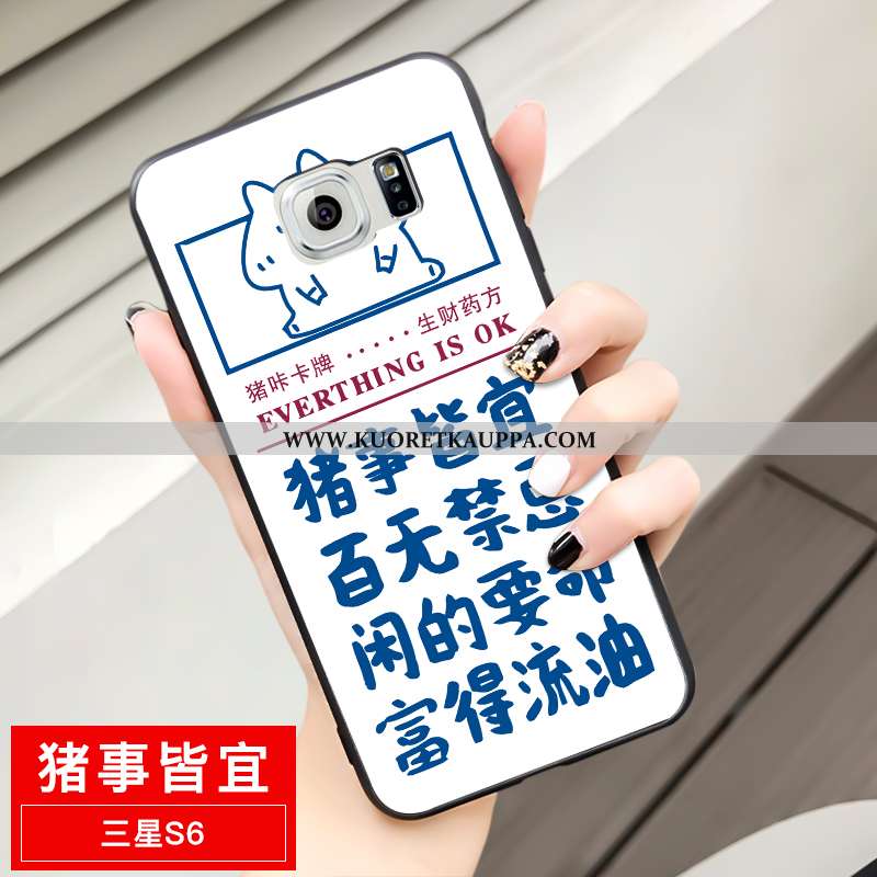 Kuori Samsung Galaxy S6, Kuoret Samsung Galaxy S6, Kotelo Samsung Galaxy S6 Pesty Suede Persoonallis