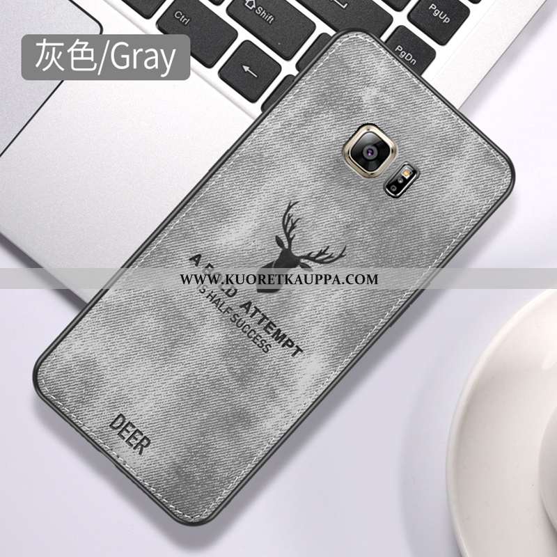 Kuori Samsung Galaxy S6, Kuoret Samsung Galaxy S6, Kotelo Samsung Galaxy S6 Suojaus Silikoni Harmaa