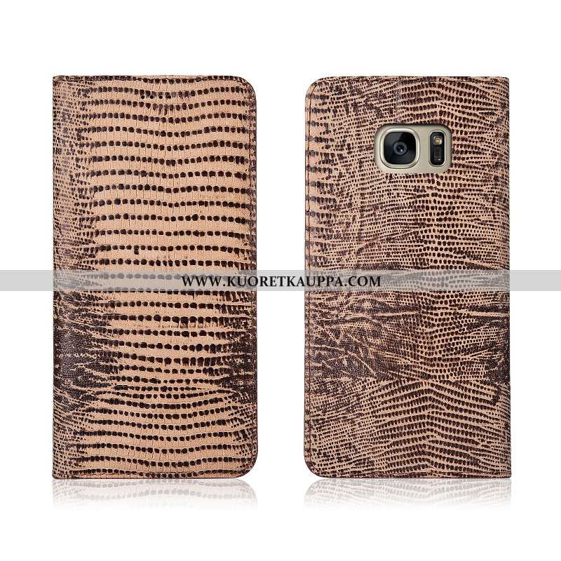 Kuori Samsung Galaxy S7 Edge, Kuoret Samsung Galaxy S7 Edge, Kotelo Samsung Galaxy S7 Edge Aito Nahk