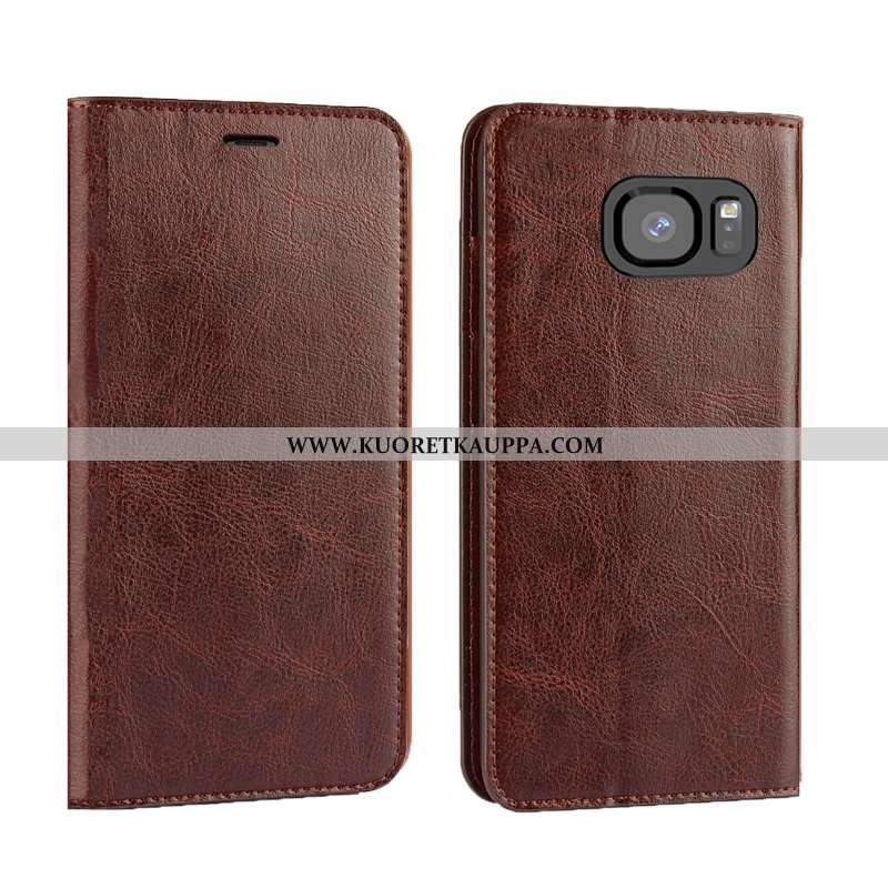 Kuori Samsung Galaxy S7 Edge, Kuoret Samsung Galaxy S7 Edge, Kotelo Samsung Galaxy S7 Edge Nahka Suo